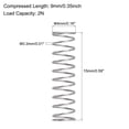 thumbnail image 3 of Unique Bargains 4mmx0.3mmx15mm 304 Stainless Steel Compression Spring 2N Load Capacity, 30pcs, 3 of 5