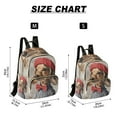 thumbnail image 2 of FORMRS Mini Backpack Purse for Women Travel Daypack Casual Shoulder Bag, Gray Dog Artist, 2 of 7