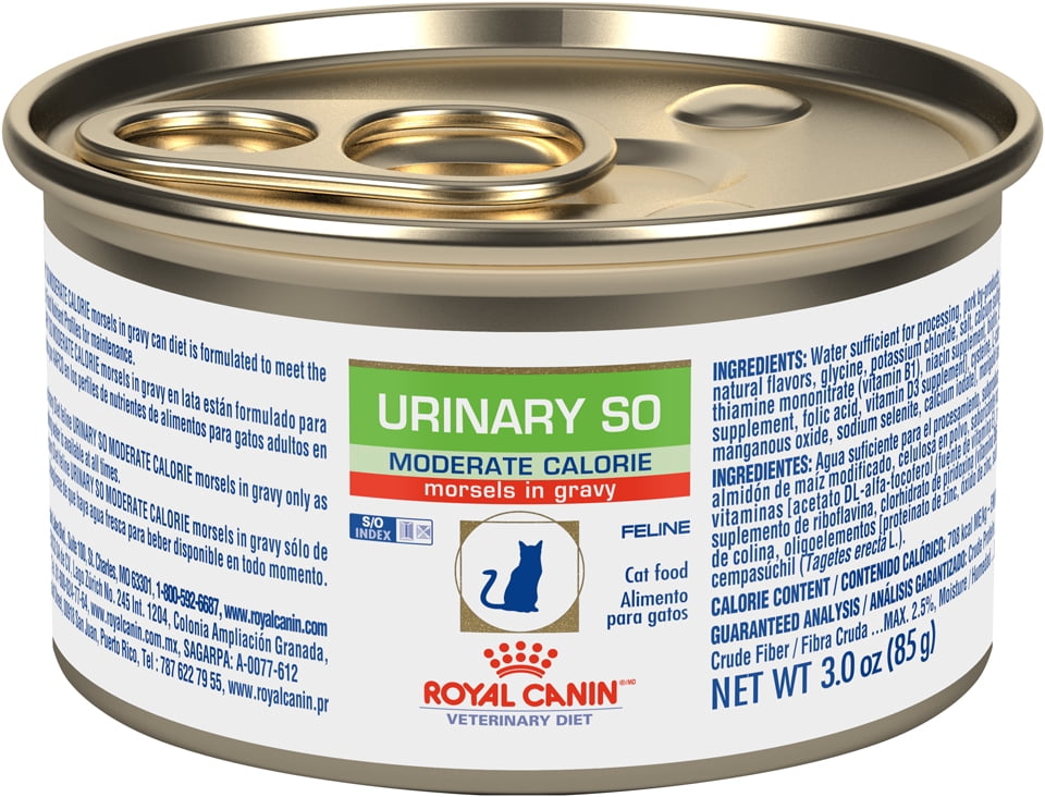 Royal Canin® Feline Urinary SO Moderate Calorie Morsels in Gravy Canned Cat Food, 3 oz