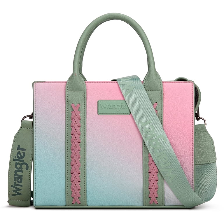Wrangler Gradient Tote Bag for Women, Green photo 1