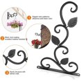 thumbnail image 3 of Soportes para cestas colgantes, ganchos de hierro para colgar en la pared, soportes de metal para colgar al aire libre con tornillos, decoración de jardín para plantas, linternas, carillones de, 3 of 6