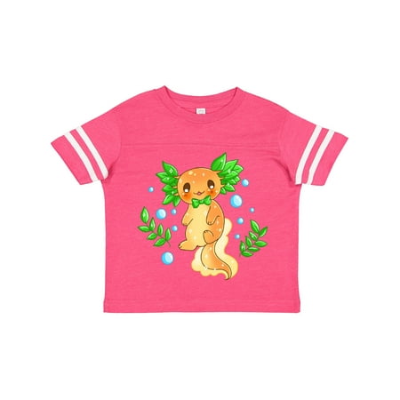 

Inktastic Cute Orange and Green Axolotl Gift Toddler Boy or Toddler Girl T-Shirt