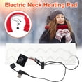 thumbnail image 4 of kurtrusly Electric Neck Heating Pads USB Charging Heated Wraps 3 Gears Temperature Scarf Thermal Hot Cold Winter Indoor Office, 4 of 6