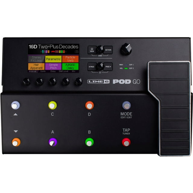 Pedalera Multi Efectos Guitarra Yamaha Líne 6 Pod Go PODGO