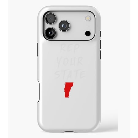 REP YOUR STATE VERMONT M1957, Protective Case for iPhone 17 16 15 14 13 12 11 Pro Max – Modern Unisex Style
