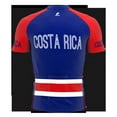 thumbnail image 2 of Costa Rica Full Zipper Bike Short Sleeve Cycling Jersey  for Men - Size 4XL, 2 of 4