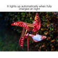 thumbnail image 3 of 2 Pcs Solar Lamp Windmill Ornament Wind Spinner Peacock, 3 of 5