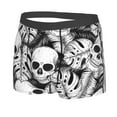 thumbnail image 2 of Naloa Skull and palm leaves Print Mens Underwear - Boxers for Men, Classic Briefs for Men, 2 of 9