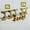 Gold-3L 2R, variant on Gold Closed Electric Bass Tuning Pegs Left & Right Tuners Set for 3L 3R/2L 3R/3L 2R/2L 2R String Configuration Bass Guitar