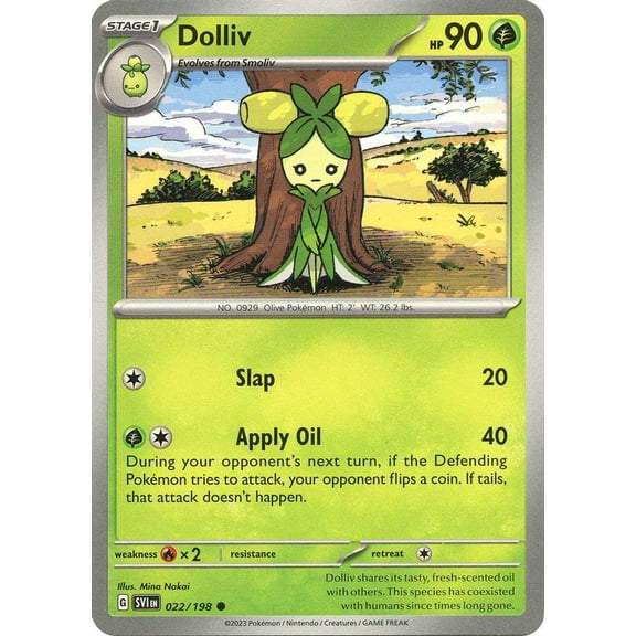 Pokemon Scarlet & Violet Base Set Common Dolliv #22