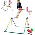 thumbnail image 5 of Kids Jungle Foldable Deluxe Child 4-in-1 Multi Colour Climb & Playground Gymnastics Playset, 5 of 8