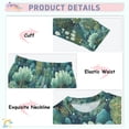 thumbnail image 3 of FORMRS Kids Pajama Set Cotton Long Sleeve Top and Pants 2-Piece Lounge Sleepwear, Sizes 18M-8Y, Green Forest Pattern, 3 of 6