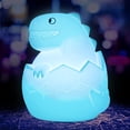 thumbnail image 1 of Luz nocturna de dinosaurio para habitación de niños, bonita lámpara de dinosaurio, regalos de cumpleaños para niños pequeños, batería que cambia de color para habitación de bebé niña, lámpara portáti JAMW Sencillez, 1 of 5