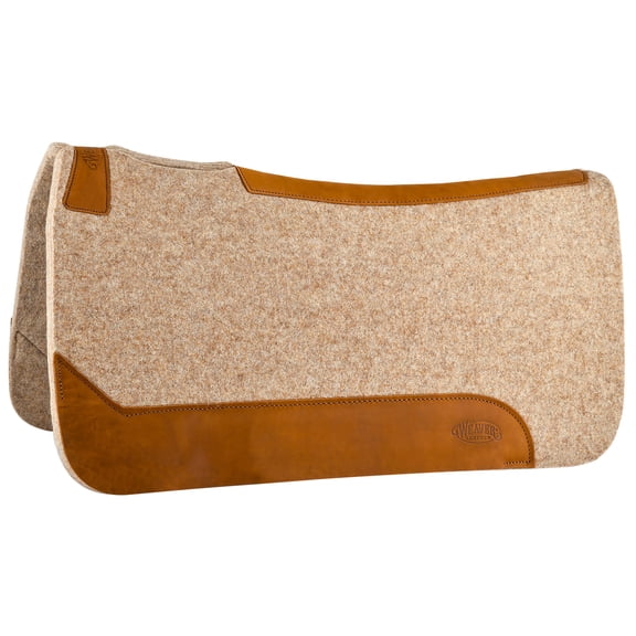 Weaver Leather Contoured Felt Saddle Pad - Wither Relief 31x32 / 3/4