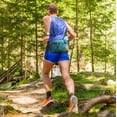 thumbnail image 5 of YUOTO Waist Pack Hydration Running Belt with Water Bottle Holder, Blue, 2 Pack, 5 of 8