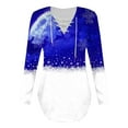 thumbnail image 4 of Aoochasliy Womens Sweaters Pullover Winter Pullover V Neck Strap T-Shirt Tops Autumn Blouse, 4 of 5