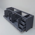 thumbnail image 5 of Lexora Home Jacques 84" Vanity Cabinet in Dark Gray, 5 of 8