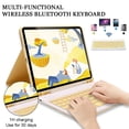 thumbnail image 4 of Keyboard Case Wireless Keyboard Cover with Pencil Holder Keyboard Case for Air4/10.9 [2021/2020]1064, 4 of 5