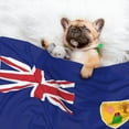 thumbnail image 2 of Pet Blanket Flag Of The Turks And Caicos Island Soft Warm Sofa Car Bed Protector Washable for Puppy Large Dogs Cats, 2 of 7
