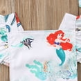 thumbnail image 3 of Emmababy Mermaid Print Romper & Headband Set (Girl's), 2-Piece Set, Sizes 0-24 Months, 3 of 5