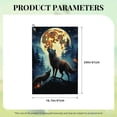 thumbnail image 6 of ONETECH Wolfs Night Sky Full Moon Golf Towel Great Gift Idea 24x16in 1PC, 6 of 7