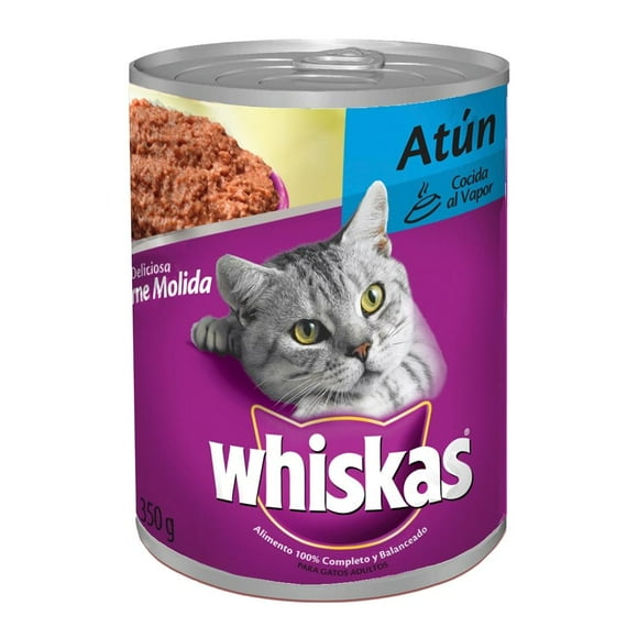 Alimento para gato Whiskas adulto paté atún 350 g