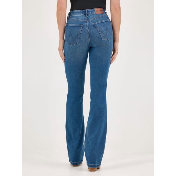 Wrangler Womens BeSpoke High Rise Bootcut Regina Jean 34x30 Blue Medium