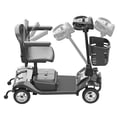 thumbnail image 3 of T4 Foldable Mobility Scooter for Elderly, 4 Wheel Mobility Scooters for Seniors 330lbs with Lights Basket Safety,Black, 3 of 13