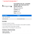 thumbnail image 2 of Front Stabilizer Bar Link - Compatible with 2004 - 2011 Volvo S40 2.4L 5-Cylinder DOHC Gas - AC Delco, 2 of 2