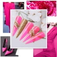 thumbnail image 6 of Makartt Poly Nail Gel Kit-Pink Nail Extension Gel Acrylic Gel Nail LED Gel Builder Acrylic Nail Nail LED Kit with Base Top Coat Dual Forms All-in-One French Set, 6 of 16