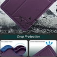 thumbnail image 6 of Fintie Magnetic Stand Case for iPad Pro 11-inch (M5) 2025 / (M4) 2024 - Multiple Angles Shockproof Rugged Soft TPU Cover with Pencil Holder, Purple, 6 of 10