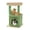 Green, variant on Pefilos 27" Cat Tree Tower for Indoor Cats with Scratching Posts, Climbing Cute Cat Condo, Cat Tree House, Beige