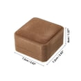 thumbnail image 4 of Luxury Necklace Pendant Box Jewelry Display Box for Engagement Disposal Decorative Box Suede Brown, 4 of 6