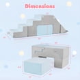 thumbnail image 3 of Gymax 6-in-1 Toddler Climbing Toy 4 Pieces Soft Foam Activity Play Set for Development, 3 of 10