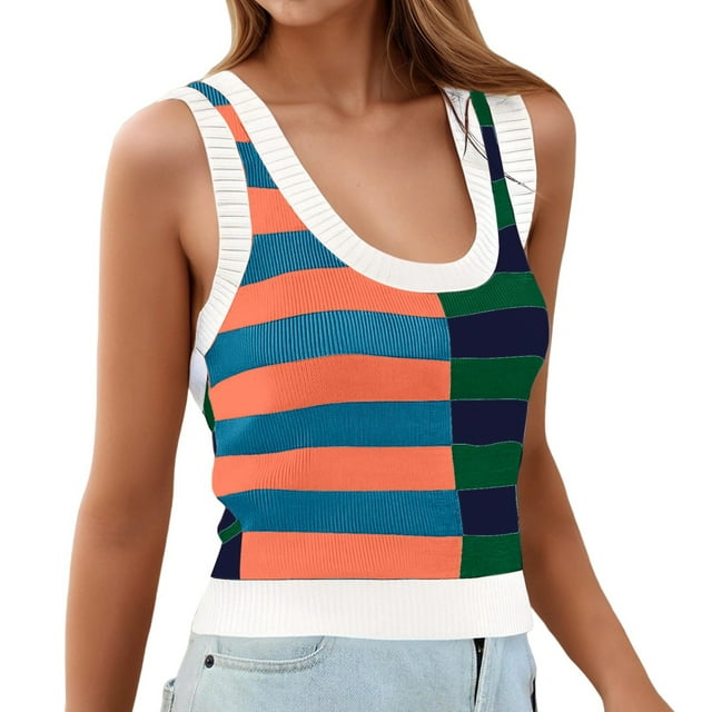 Trendy Women's Sweater Vest Stylish Knit Tops for Everyday and Wear