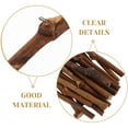 thumbnail image 3 of OULII 20 Pcs Wood Log Sticks for Christmas and Easter Decorations Coffee Colored 7.9Inch Long, 3 of 6