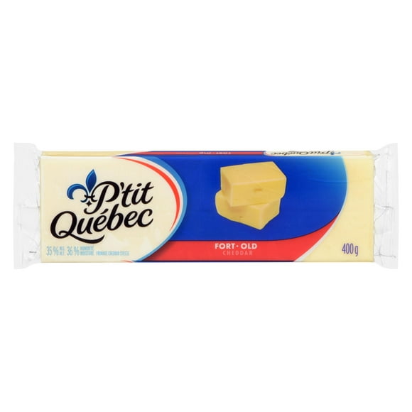 P'tit Quebec Cheddar White Old Cheese Bar, 400g