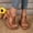 Brown, variant on Womens Chunky Heeled Sandals, Hollow Out Thick Sole Peep Toe Summer Fashion Dressy Pumps Shoes Brown US9