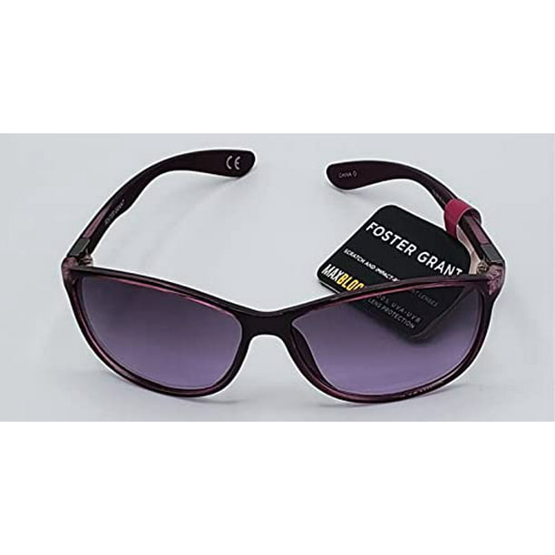 Absorbent code Manufacturer Foster Grant Women's MAXBLOCK Angelina Pink Purple Oval Sunglasses -  Walmart.com