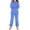 Dark Blue, variant on Fleece 2 Piece Outfits for Girls Fuzzy Pants Set Sweatsuits Furry Pullover Sweatshirt Long Sleeve Warm Sweatpants (Sky Blue, 9-10 Years)