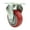 Rigid - No Brake - Red, variant on 4 Inch Red Polyurethane Wheel Swivel Top Plate Caster with Total Lock Brake