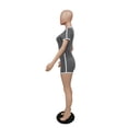 thumbnail image 4 of Tejiojio Active Women's Summer Clearance Two-piece Sets Women Solid Short Sleeves Tops Sports Shorts Sweatpants Sweatsuit, 4 of 6