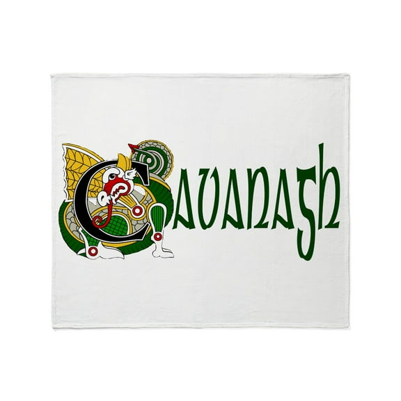 CafePress - Cavanagh Celtic Dragon Throw Blanket - Soft Fleece Throw Blanket, 50"x60" for All Ages