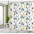 thumbnail image 4 of Ambesonne Nature Shower Curtain, Colorful Flowers Leaf, 69"Wx84"L, Multicolor, 4 of 4