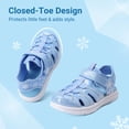 thumbnail image 4 of DREAM PAIRS Toddler Boys Girls Sport Sandals Cute Breathable Lightweight Outdoor Play Casual Closed Toe Hook and Loop for Toddlers & Little Kids, 4 of 4
