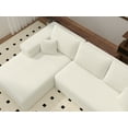 thumbnail image 5 of Gewnee 106" High Backrest Sectional Sofa&Couch,L-Shape Sectional Sofa Convertible Left or Right Chaise,Deep Seat Modern Modular Sofa ,Suitable for Living Rooms and Bedrooms.Beige, 5 of 23