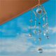 thumbnail image 2 of Crystal Suncatcher Pendant Wind Chimes, Exquisite Hanging Ornament, Home Decor, Crystal Chimes, Energy Healing, Feng Shui Decor, Metal Frame, 2-Tier Design, for Bedroom, 2 of 6
