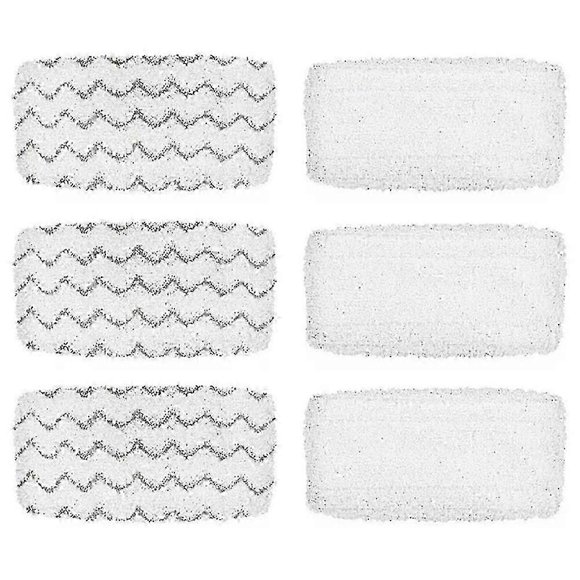 Steam Mop Pad for Bissell PowerFresh Vac & Steam 2747A, 1132 1543 1632 1652 Symphony Vacuum and Steam Mop Series, 6 Pack