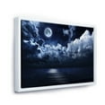 thumbnail image 3 of Designart 'Full Moon Night in Cloudy Sky' Modern Framed Canvas Wall Art Print, 3 of 5