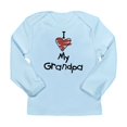 thumbnail image 1 of CafePress - Luv Grandpa Long Sleeve T Shirt - Long Sleeve Infant T-Shirt, 1 of 1
